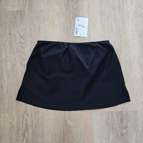 Djerf Avenue Breezy Tube Top Black Small 100% Cotton | MSRP $75 | New With Tags - Picture 6 of 16